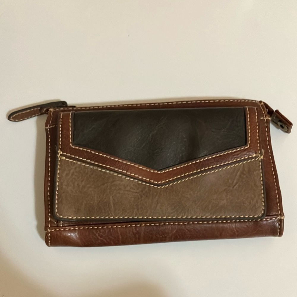 Tony Lama leather wallet.